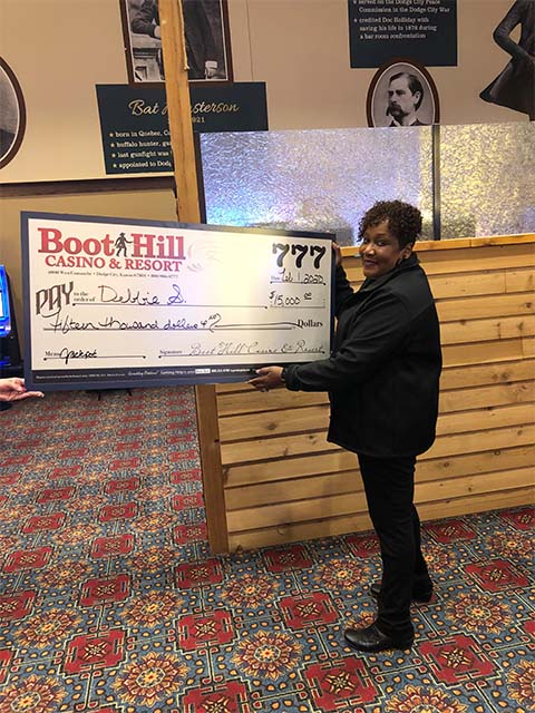 Big Jackpot at Boot Hill Casino Big Jackpot in January at Boot Hill Casino