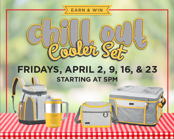 E&W Cooler Set 600×480 website image Earn & Win Cooler Set at Boot Hill Casino