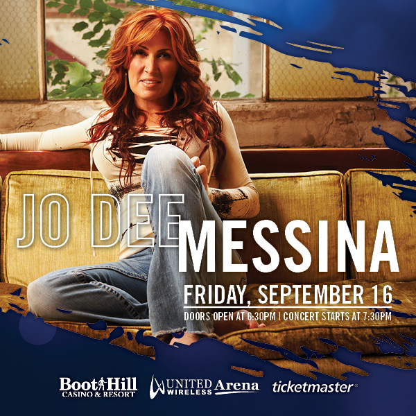 JoDeeMessina_WEB_600x600 Jo Dee Messina at Boot Hill Casino