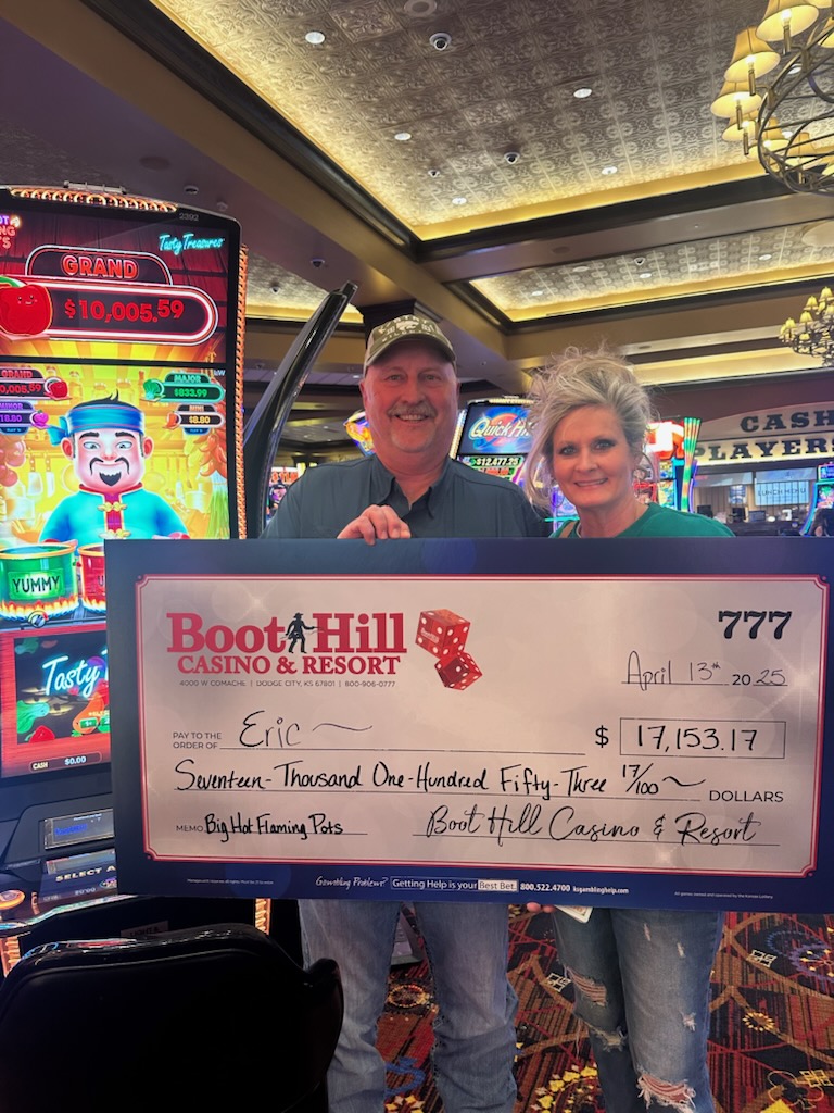 Eric McManaman – Pratt KS (2) Big Jackpot at Boot Hill Casino
