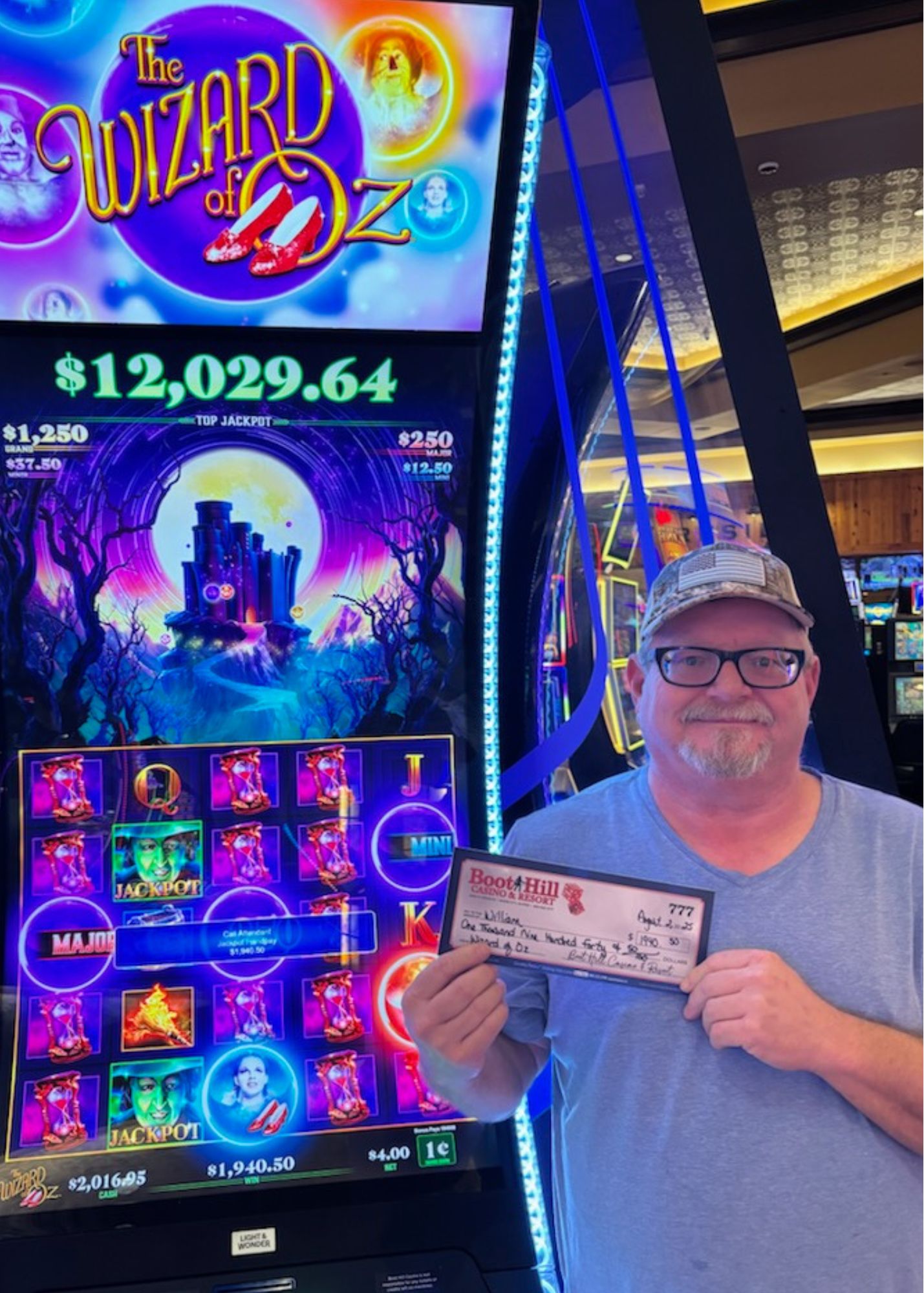 August Slot Features Big Jackpot at Boot Hill Casino