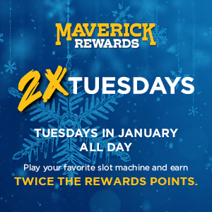 BHC_86435_January 2x Tuesday Reward Points_Digital_FY_300 x 300 Victoria en el Casino Boot Hill
