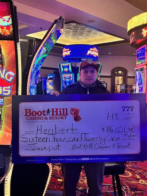 Big Jackpot at Boot Hill Casino