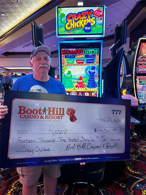 Gran premio en el Casino Boot Hill