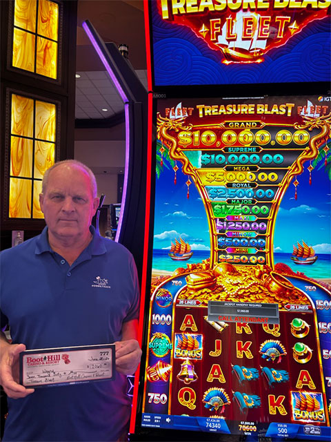 Gran premio en el Casino Boot Hill