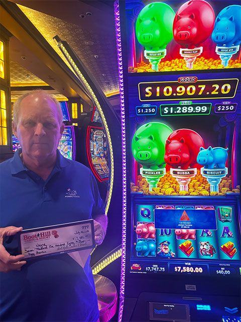 Gran premio en el Casino Boot Hill